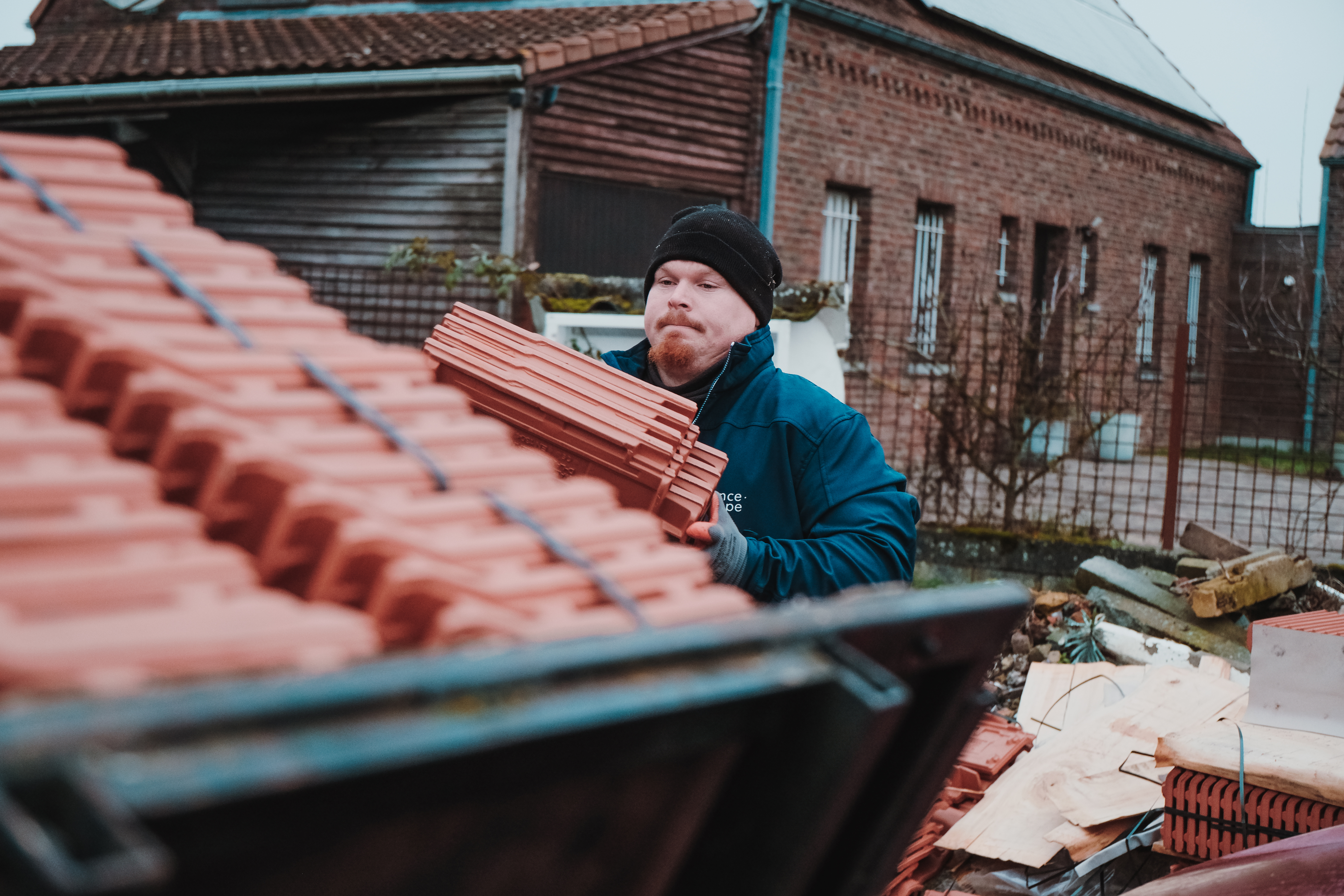 Toiture rénovée par Nuance Groupe